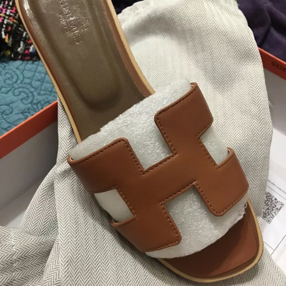 Leather Brown sandals Size 37